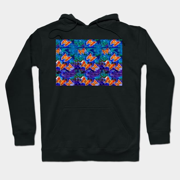 Wax Relief Butterflies Hoodie by ArtByMark1